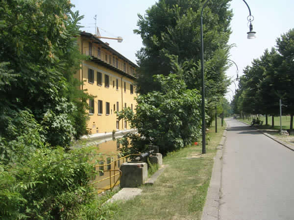 Il naviglio presso la Cascina Quadri